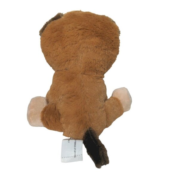 MGS Group Brown Puppy Dog Plush Stuffed Animal 7" - Picture 3 of 6
